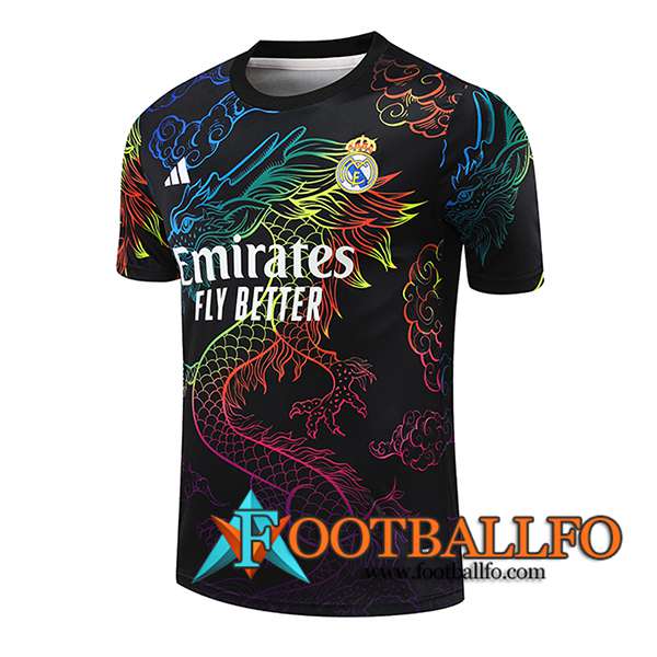 Camiseta Entrenamiento Real Madrid Negro 2024/2025