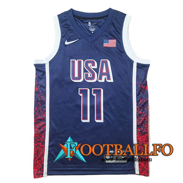 Camisetas USA (EMBIID #11) 2024/25 Azul/Rojo/Negro