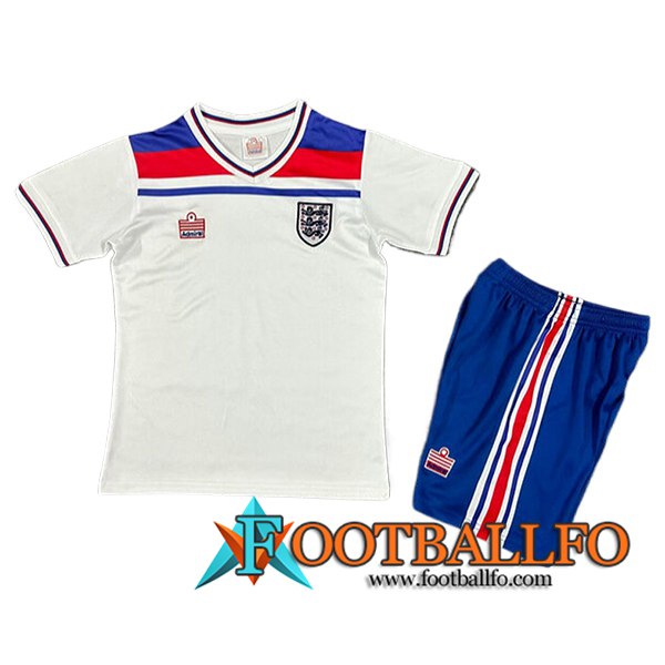 Camisetas De Futbol Inglaterra Retro Ninos Primera 1982