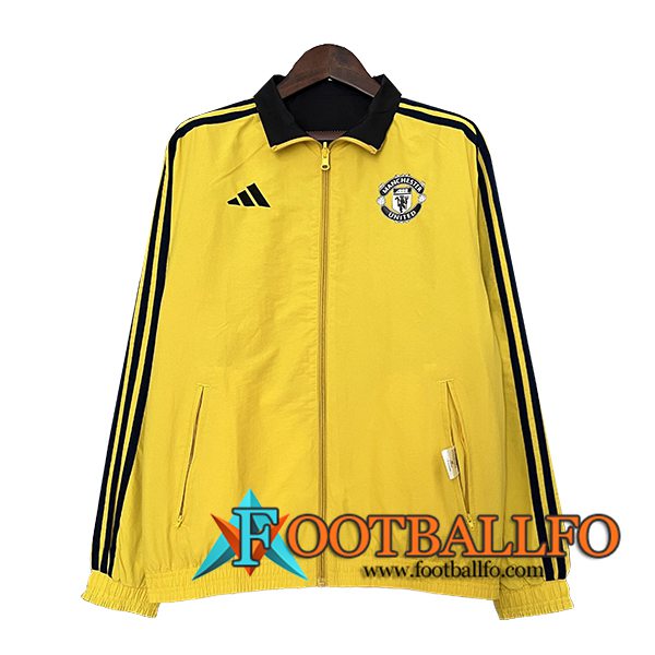 Rompevientos Manchester United Amarillo/Negro 2024/2025