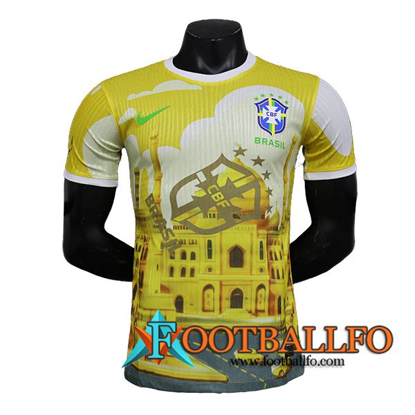 Camiseta Equipo Nacional Brasil Special Edition Amarillo 2024/2025 -02