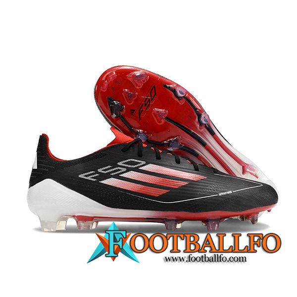 Adidas Botas De Fútbol F50 ELITE FG Negro/Naranja