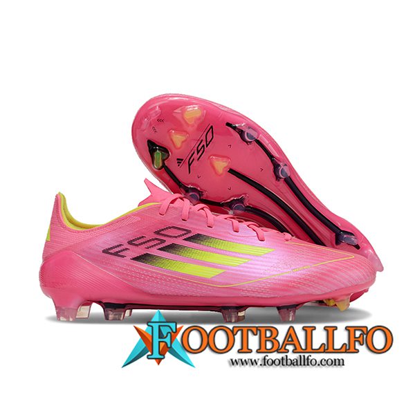 Adidas Botas De Fútbol F50 ELITE FG Rosa/Verde