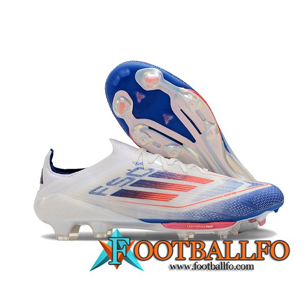 Adidas Botas De Fútbol F50+.1 FG Blanco/Azul/Naranja