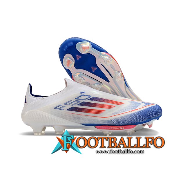 Adidas Botas De Fútbol F50+ FG Blanco/Azul/Naranja