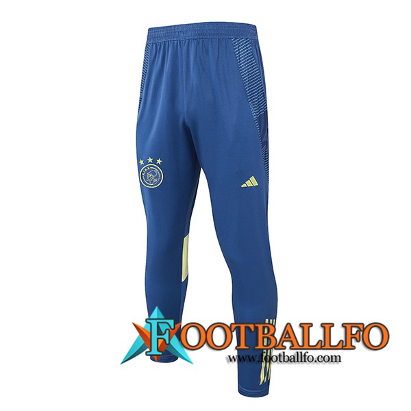 Pantalon Entrenamiento Ajax Azul/Amarillo 2024/2025