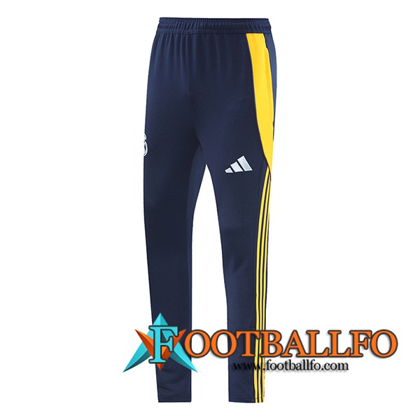 Pantalon Entrenamiento Real Madrid Azul/Amarillo 2024/2025 -03