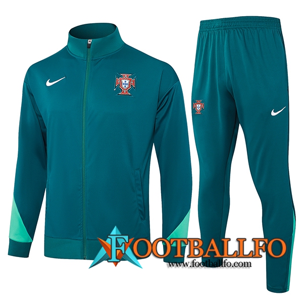 Chandal Equipos De Futbol Chaquetas Portugal Verde 2024/2025