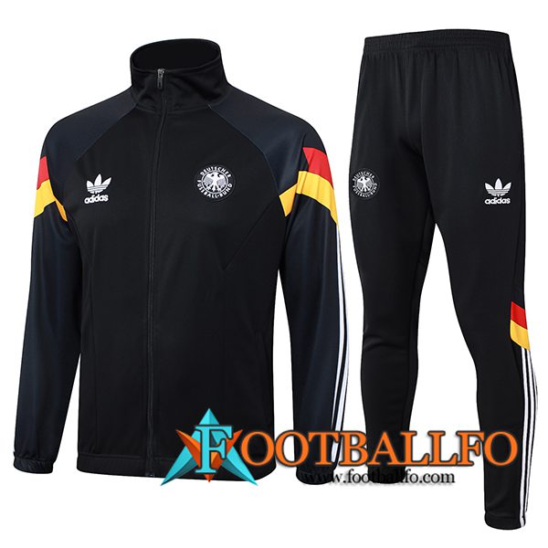 Chandal Equipos De Futbol Chaquetas Alemania Negro 2024/2025