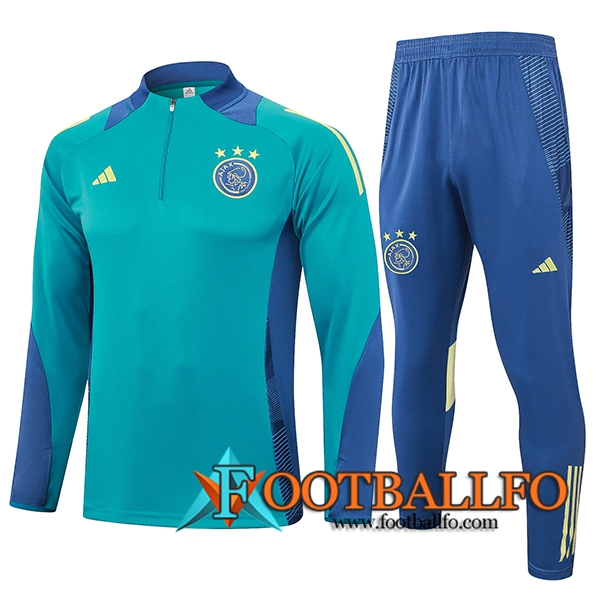 Chandal Equipos De Futbol Ajax Verde/Azul 2024/2025