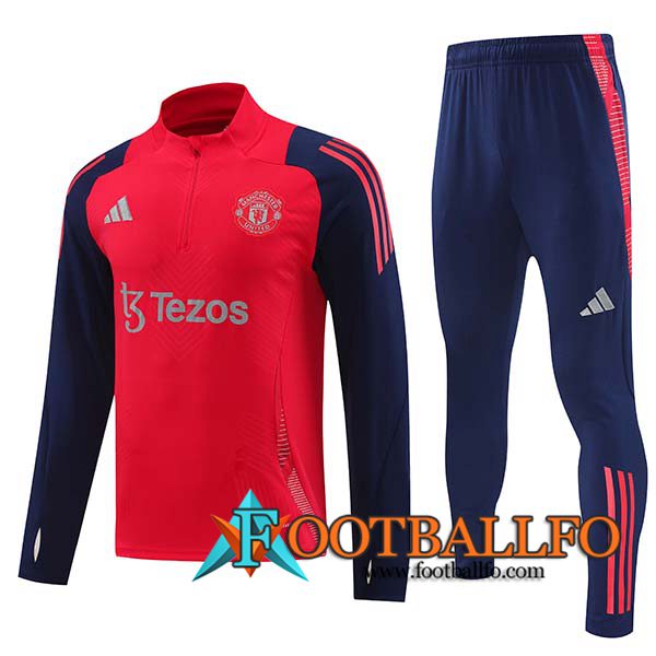 Chandal Equipos De Futbol Manchester United Rojo/Azul 2024/2025