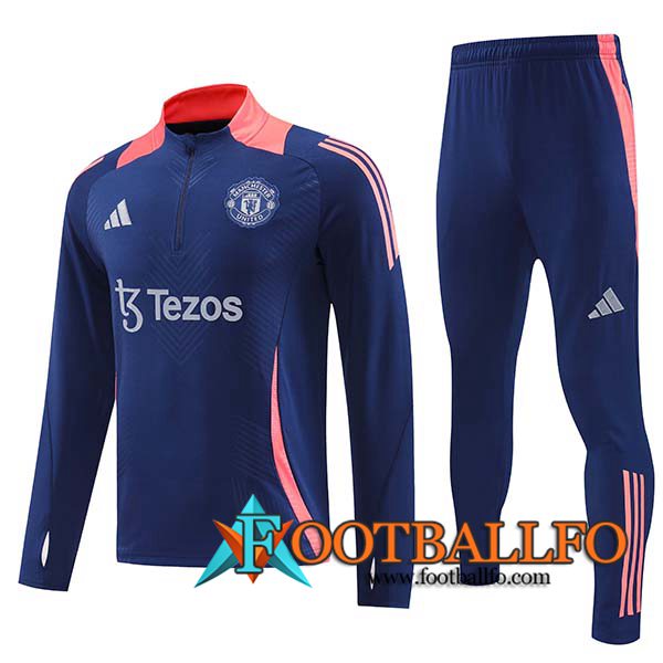 Chandal Equipos De Futbol Manchester United Azul/Rosa 2024/2025