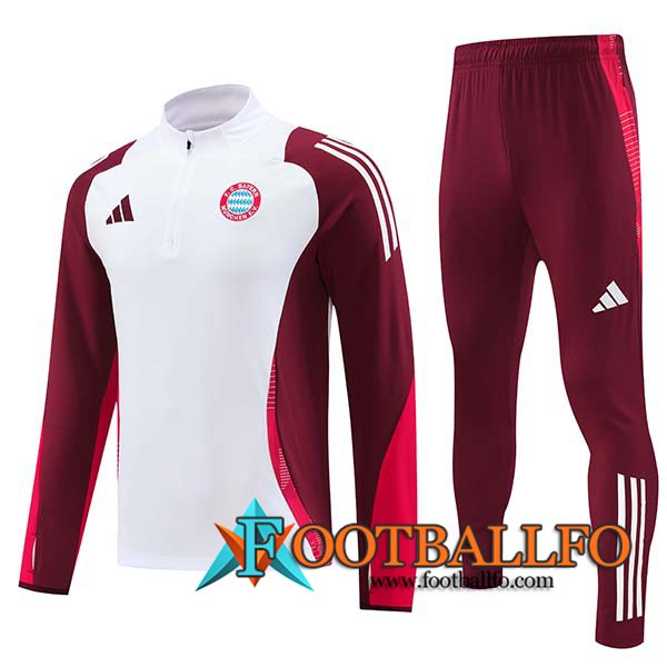 Chandal Equipos De Futbol Bayern Munich Blanco/Rojo 2024/2025