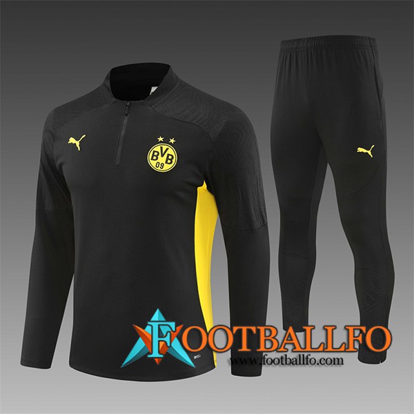 Chandal Equipos De Futbol Dortmund Ninos Negro/Amarillo 2024/2025