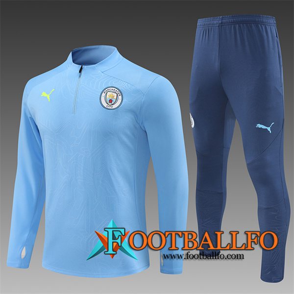 Chandal Equipos De Futbol Manchester City Ninos Azul Claro 2024/2025