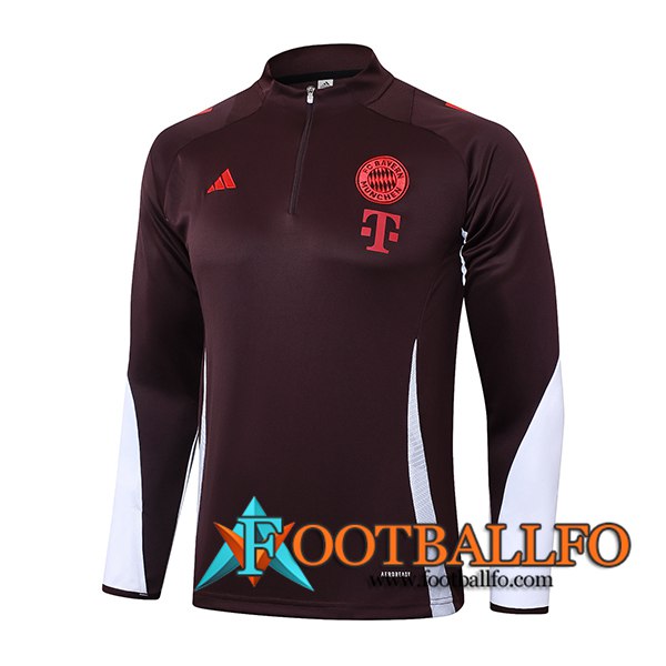 Sudadera De Entrenamiento Bayern Munich Marrón/Blanco 2024/2025