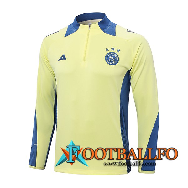 Sudadera De Entrenamiento Ajax Amarillo/Azul 2024/2025