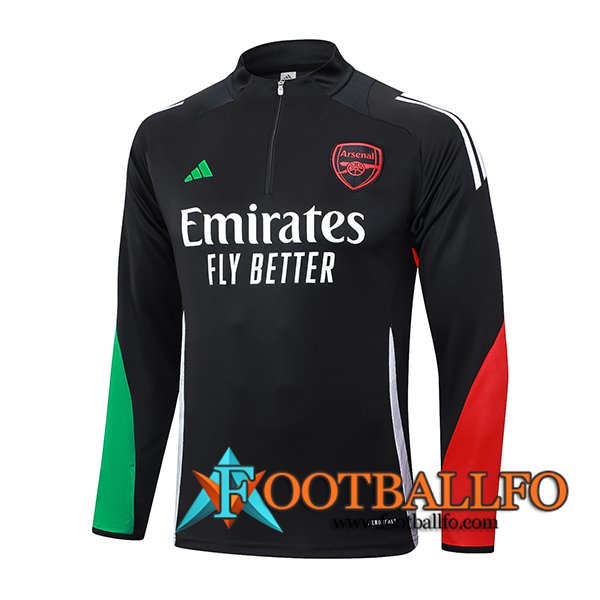 Sudadera De Entrenamiento Arsenal Negro 2024/2025