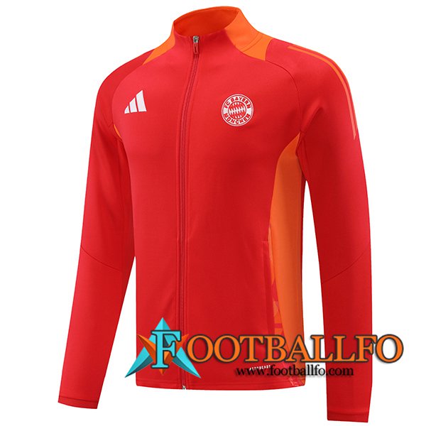 Chaquetas Futbol Bayern Munich Rojo/Naranja 2024/2025