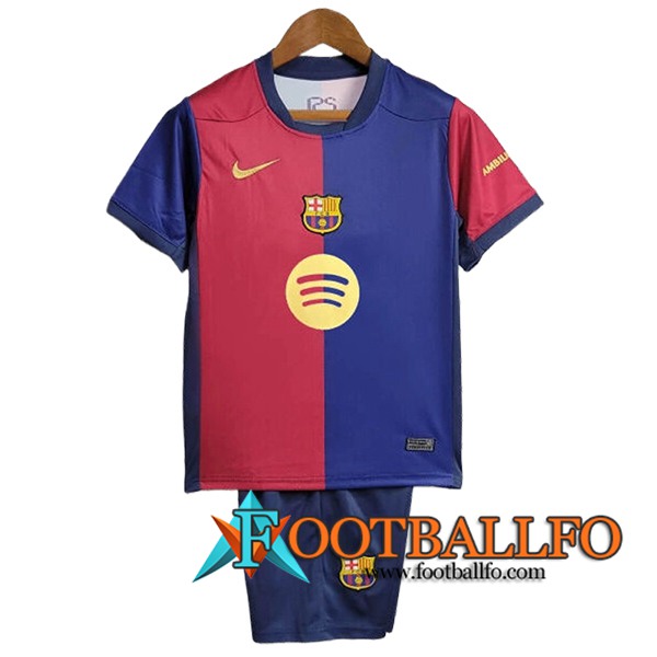 Camisetas De Futbol Barcelona Ninos Primera 2024/2025 -02