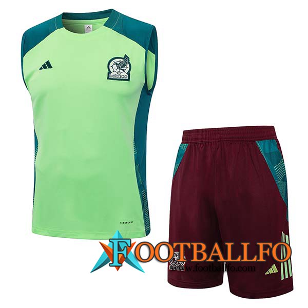 Camiseta Entrenamiento sin mangas México Verde 2024/2025