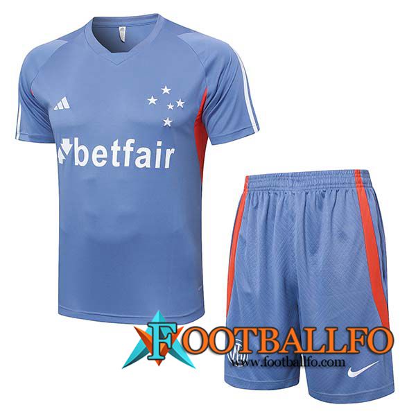 Camiseta Entrenamiento Cruzeiro Gris/Naranja 2024/2025