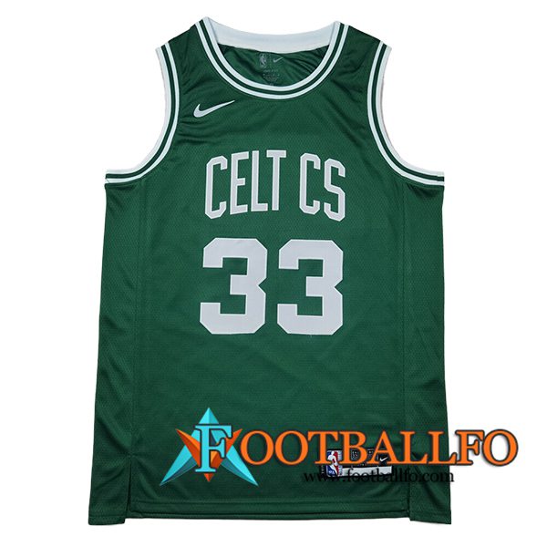 Camisetas Boston Celtics (BIRD #33) 2024/25 Verde -03