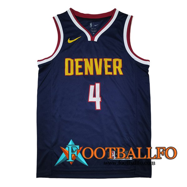 Camisetas Denver Nuggets (WESTBROOK #4) 2024/25 Azul Oscuro