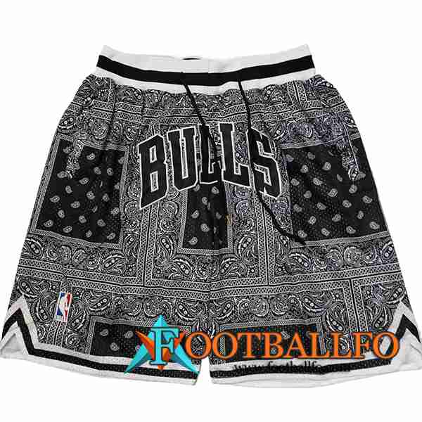 Cortos NBA Chicago Bulls 2024/25 Negro -02