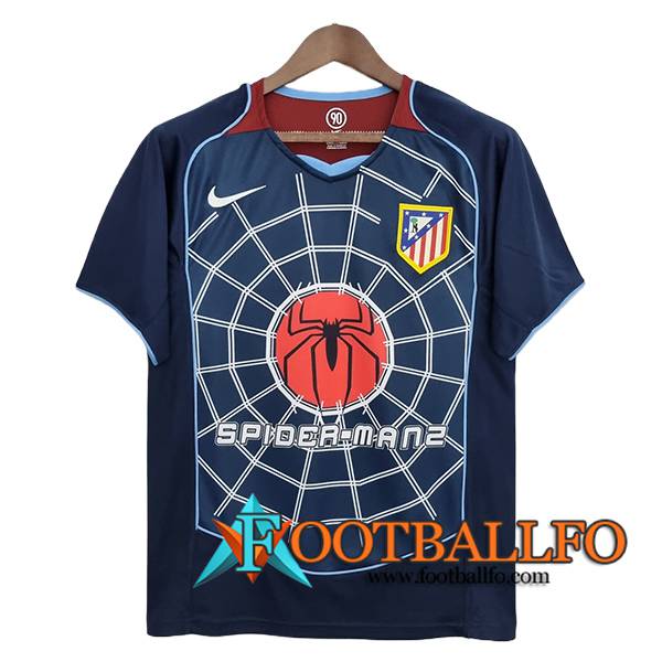 Camisetas De Futbol Atletico Madrid Retro Segunda 2004/2005