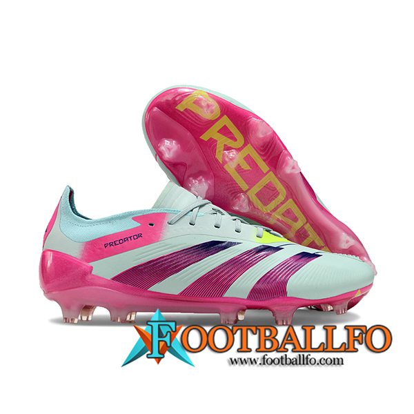 Adidas Botas De Fútbol Predator Elite FG Verde/Rosa