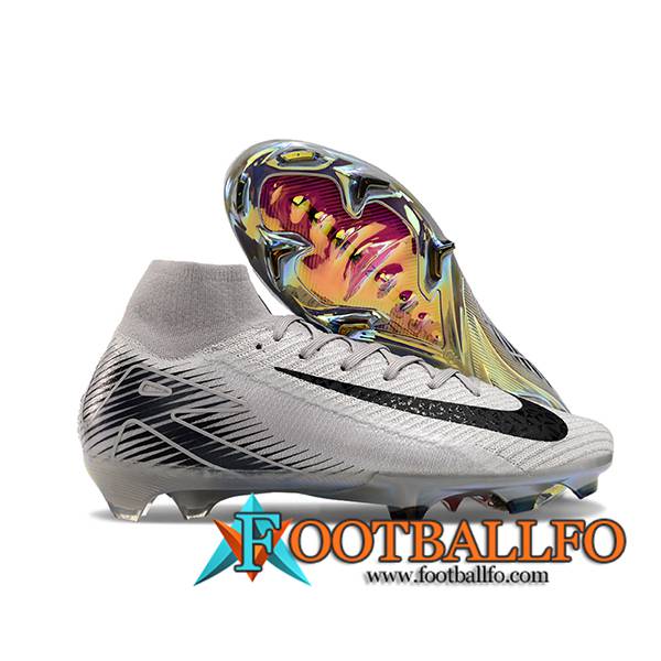 Nike Botas De Fútbol Air Zoom Mercurial Superfly IIX Elite FG Gris/Negro