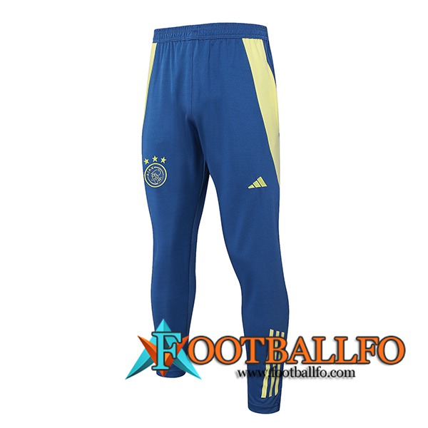 Pantalon Entrenamiento Ajax Azul/Amarillo 2024/2025