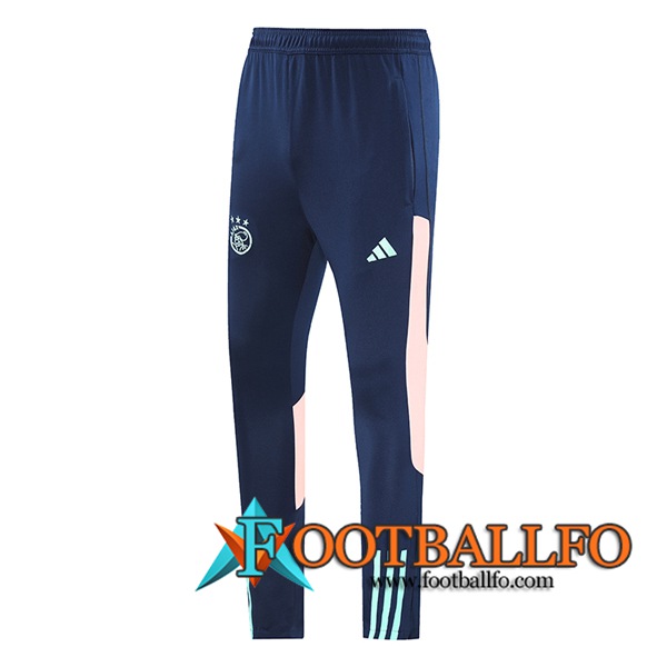 Pantalon Entrenamiento Ajax Azul/Rosa 2024/2025