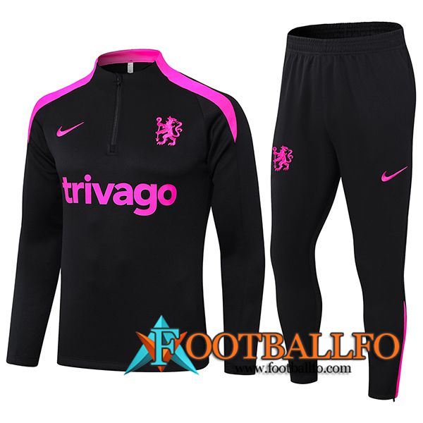 Chandal Equipos De Futbol FC Chelsea Negro/Violeta 2024/2025