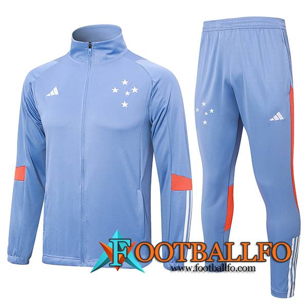 Chandal Equipos De Futbol Chaquetas Cruzeiro Gris/Naranja 2024/2025