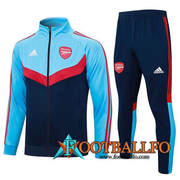 Chandal Equipos De Futbol Chaquetas Arsenal Azul/Rojo 2024/2025