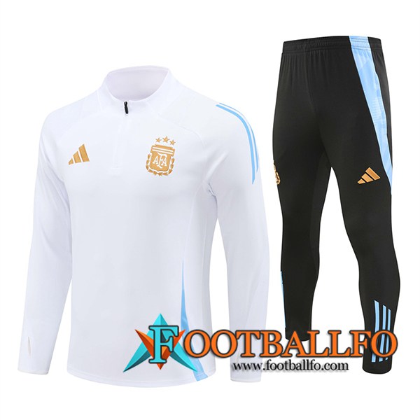 Chandal Equipos De Futbol Argentina Blanco/Azul 2024/2025