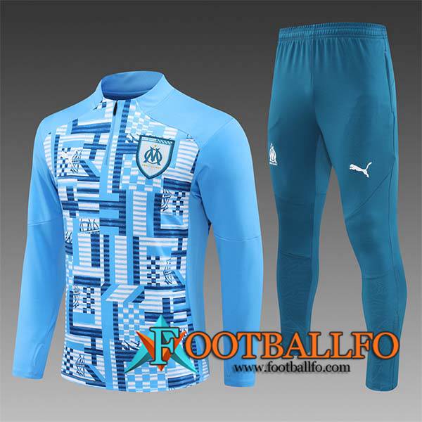 Chandal Equipos De Futbol Marsella Ninos Azul Claro 2024/2025