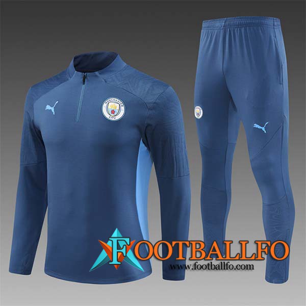 Chandal Equipos De Futbol Manchester City Ninos azul real 2024/2025