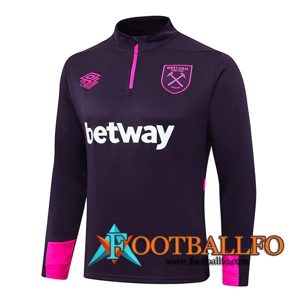 Sudadera De Entrenamiento West Ham Violeta 2024/2025