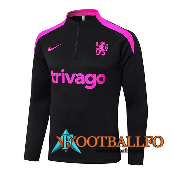 Sudadera De Entrenamiento FC Chelsea Negro/Violeta 2024/2025