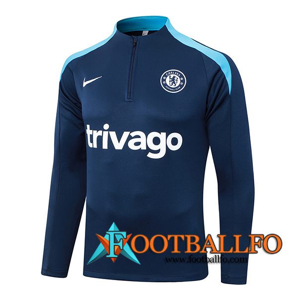 Sudadera De Entrenamiento FC Chelsea azul real 2024/2025