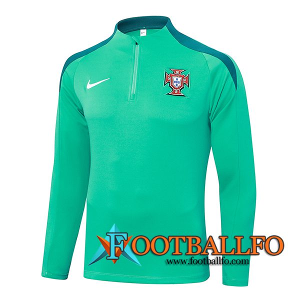 Sudadera De Entrenamiento Portugal Verde 2024/2025 -03