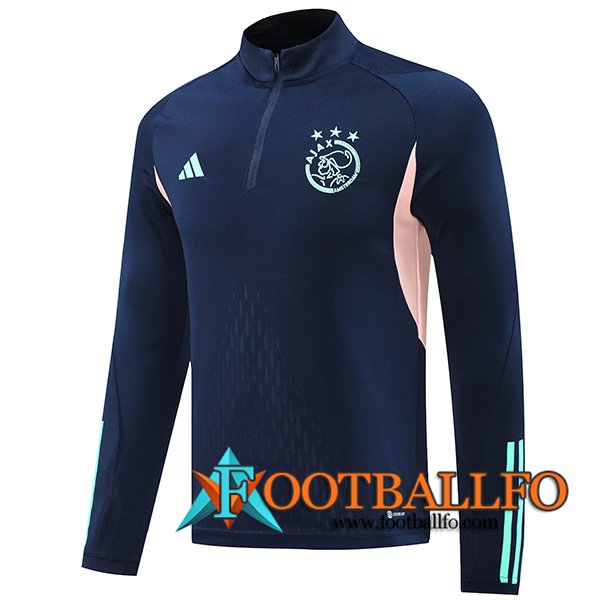 Sudadera De Entrenamiento Ajax Azul/Rosa 2024/2025