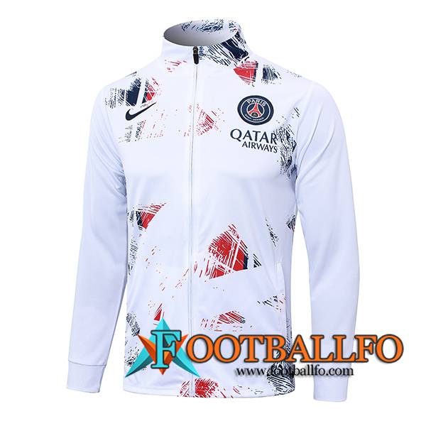 Chaquetas Futbol PSG Blanco 2024/2025