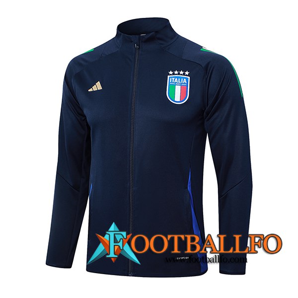 Chaquetas Futbol Italia Azul Oscuro 2024/2025