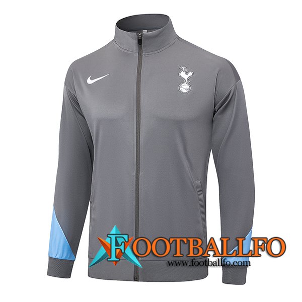 Chaquetas Futbol Tottenham Hotspur Gris/Azul 2024/2025