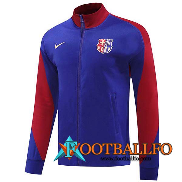 Chaquetas Futbol FC Barcelona Violeta/Rojo 2024/2025