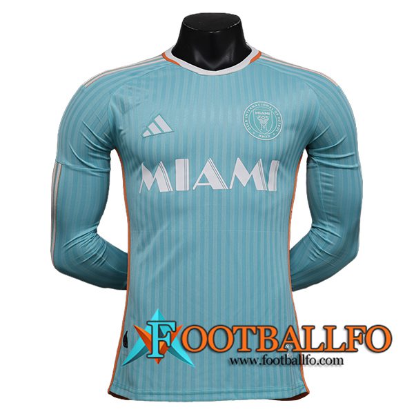 Camisetas De Futbol Inter Miami CF Tercera Manga Largas 2024/2025